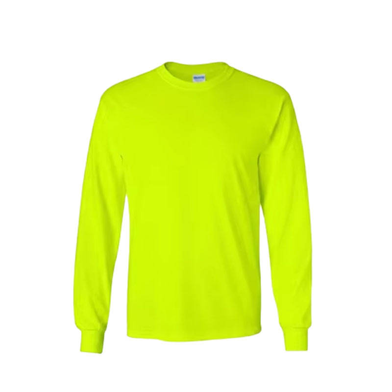 Quick-Dry Hi-Vis Long Sleeve Work T-Shirt view 2