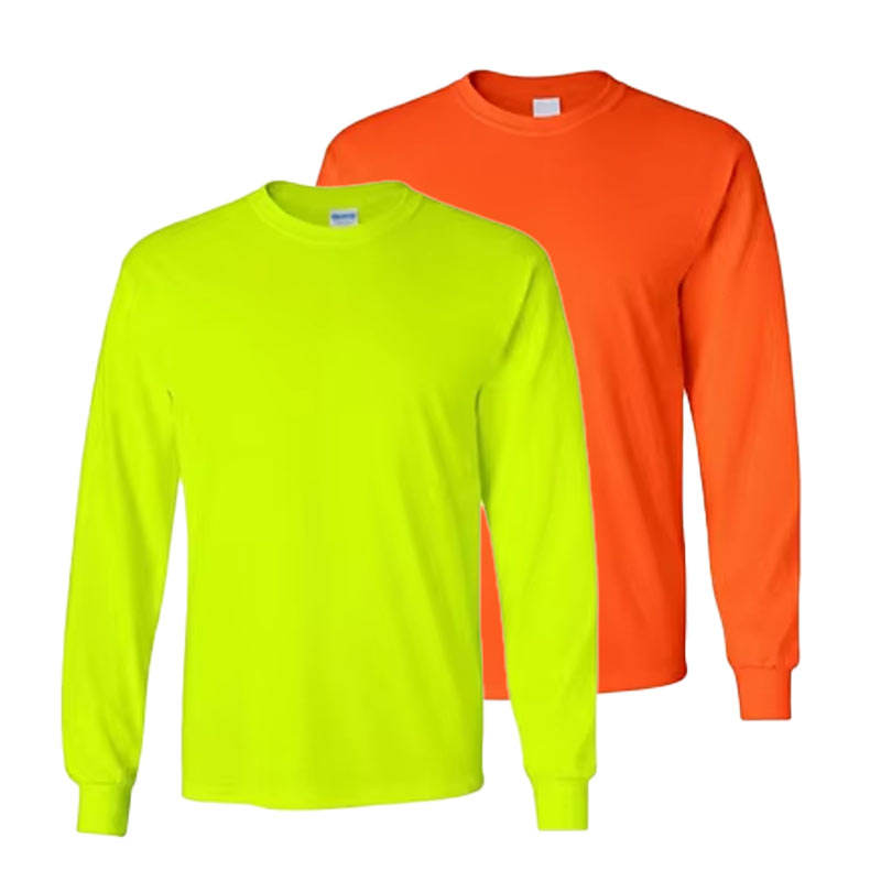 Quick-Dry Hi-Vis Long Sleeve Work T-Shirt