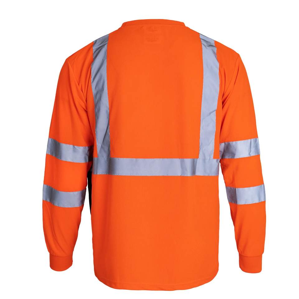 ANSI Class 3 Reflective Long Sleeve Safety Shirt view 3
