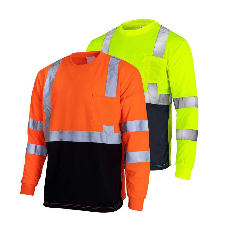 ANSI Class 3 Reflective Long Sleeve Safety Shirt