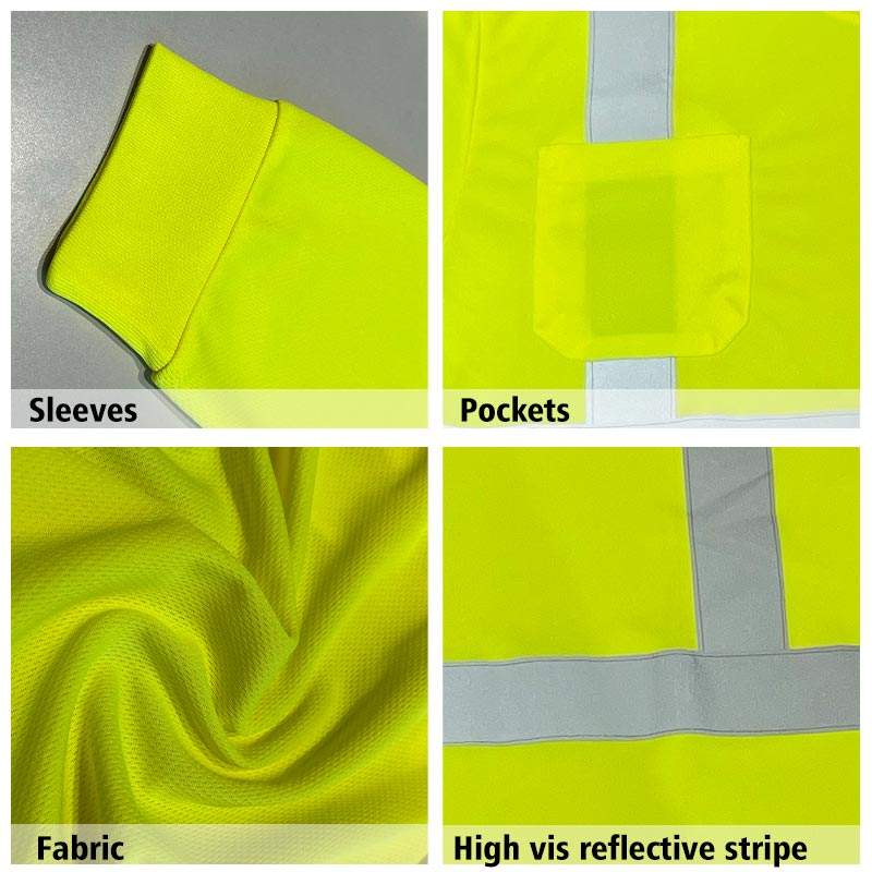 ANSI Class 3 5cm Reflective Long Sleeve Safety Shirt view 5