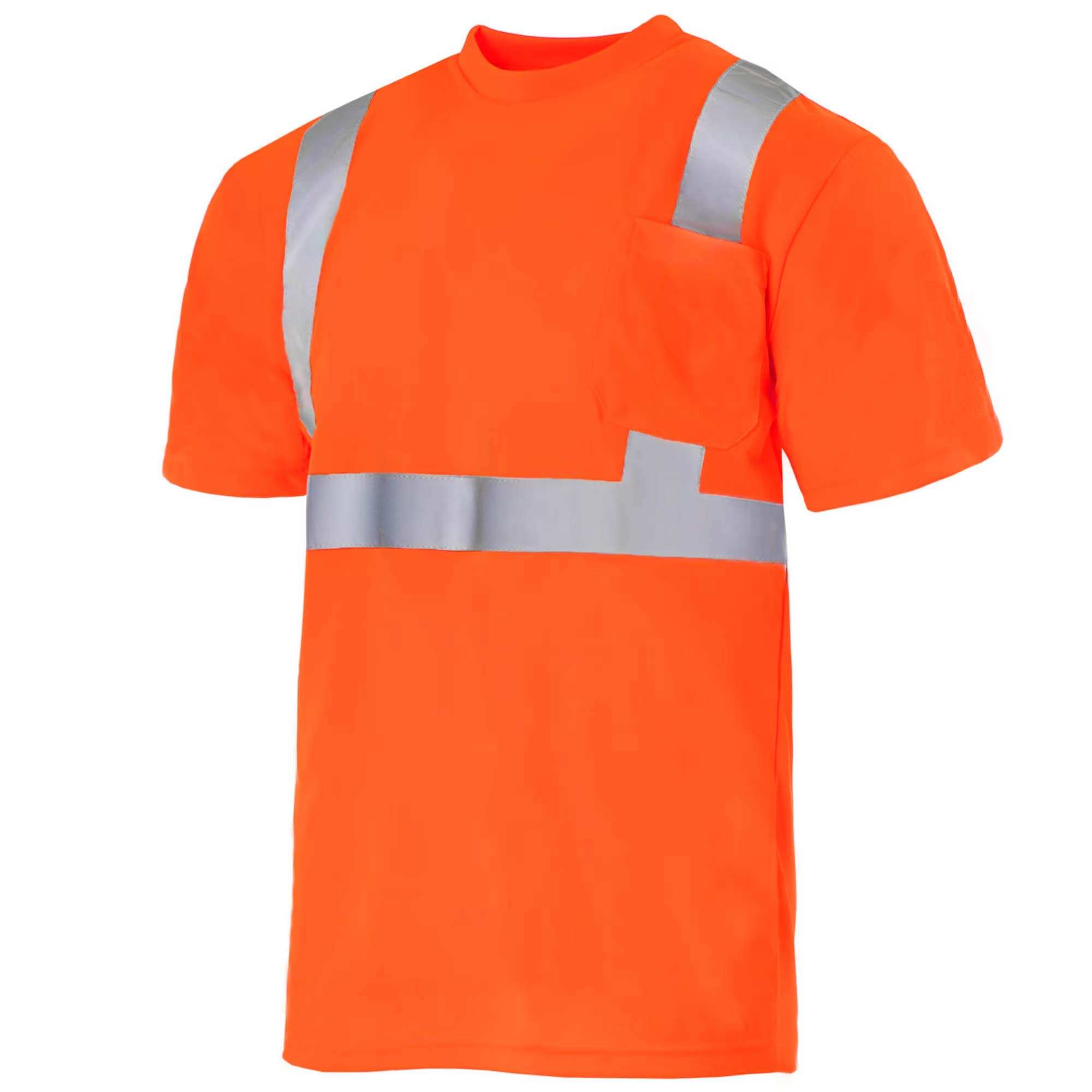 ANSI Class 2 Contrast-Backed Reflective Safety T-Shirt view 2
