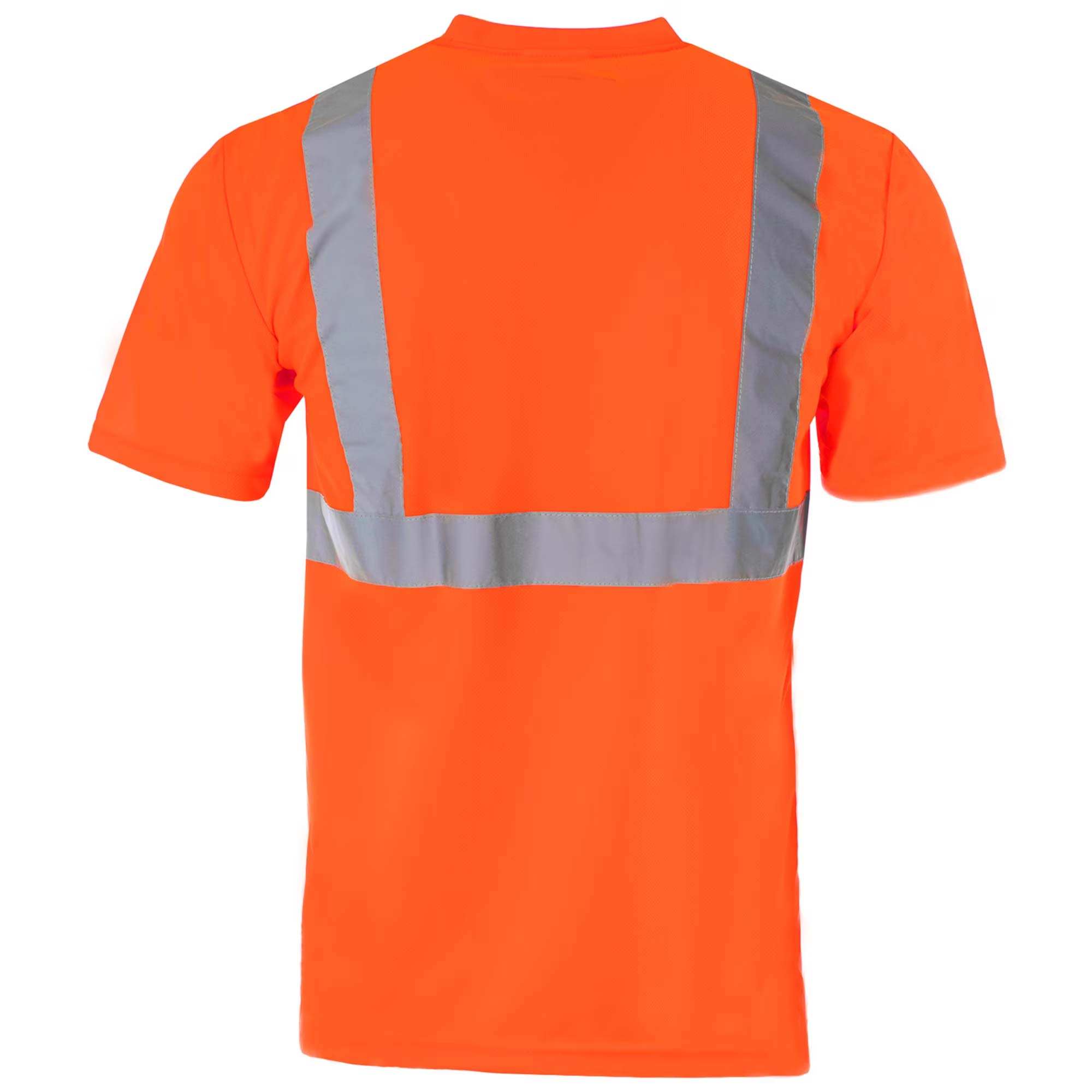 ANSI Class 2 Contrast-Backed Reflective Safety T-Shirt view 3