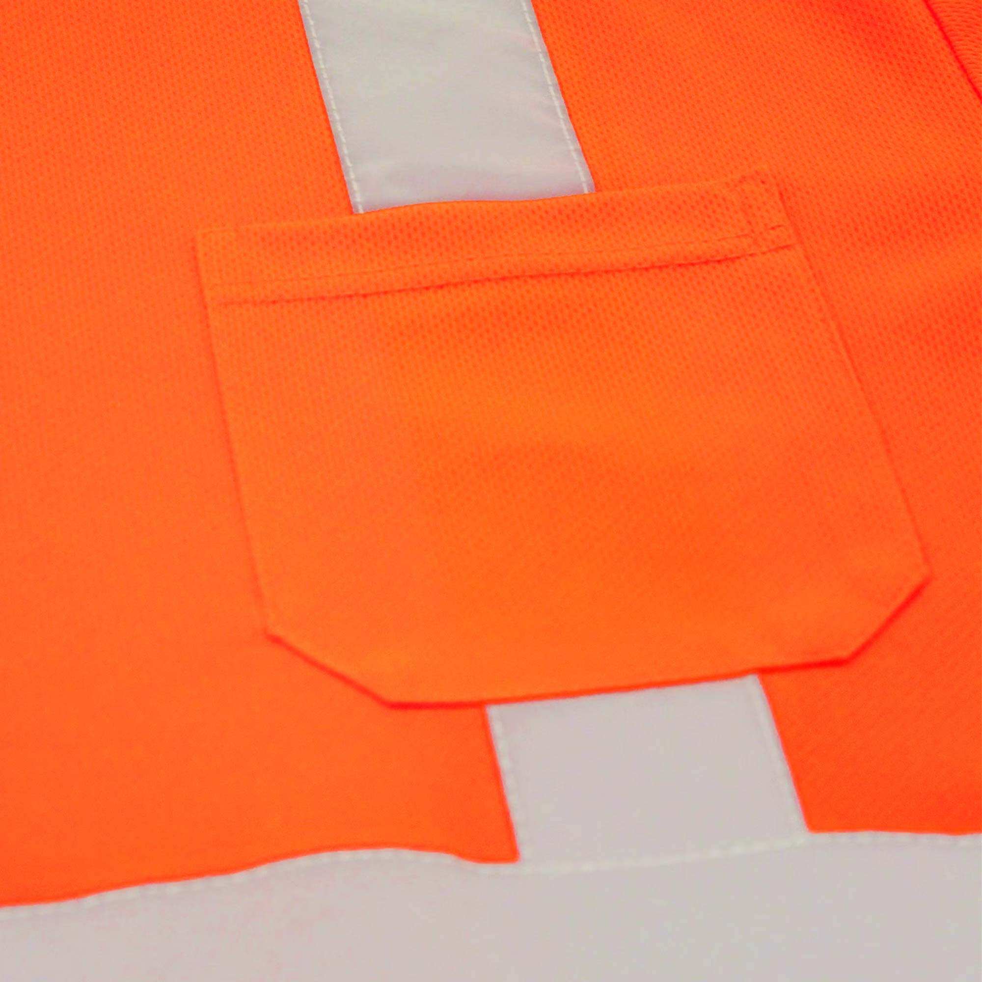 ANSI Class 2 Contrast-Backed Reflective Safety T-Shirt view 4
