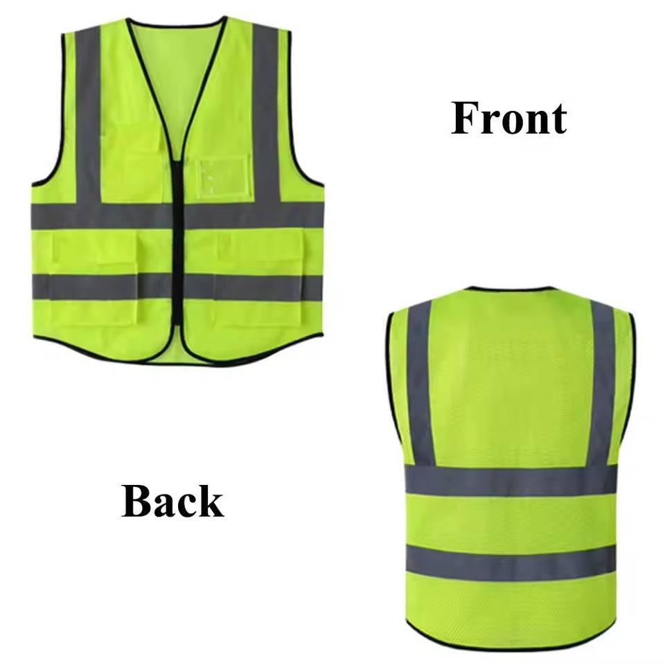 Multi-Pocket Construction Hi-Vis Vest view 2