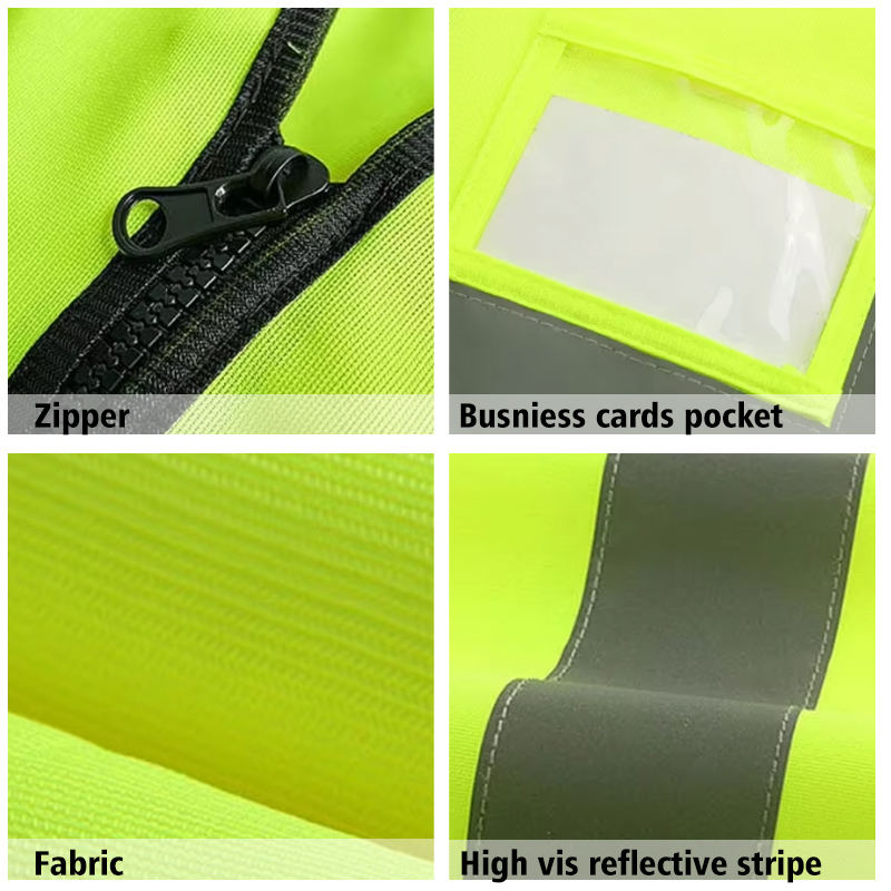 Multi-Pocket Construction Hi-Vis Vest view 4