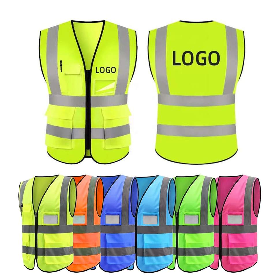 Multi-Pocket Construction Hi-Vis Vest view 1