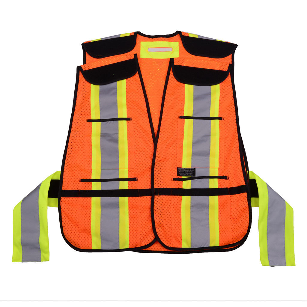 ANSI Class 2 X-Back Traffic Safety Vest view 4