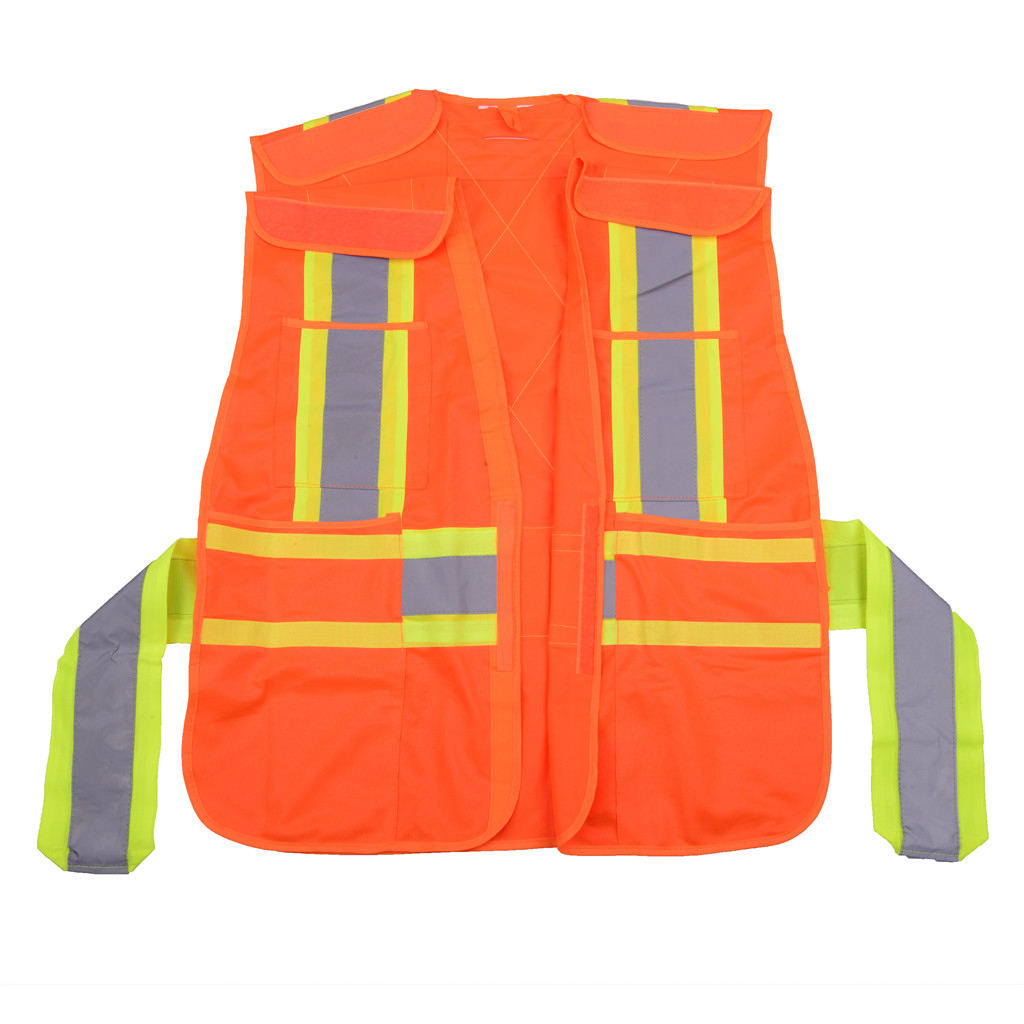 ANSI Class 2 X-Back Traffic Safety Vest view 1