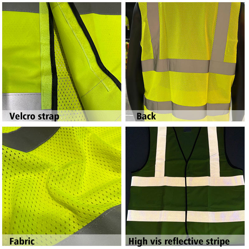 ANSI Class 2 Hook & Loop Work Vest view 4