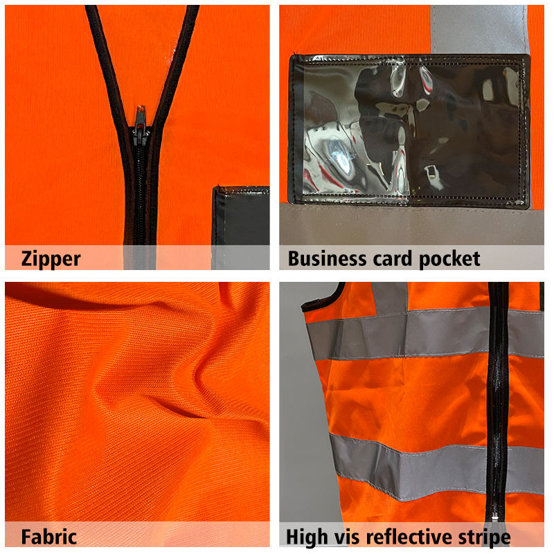 ANSI Class 2 ID Pocket Safety Vest view 5