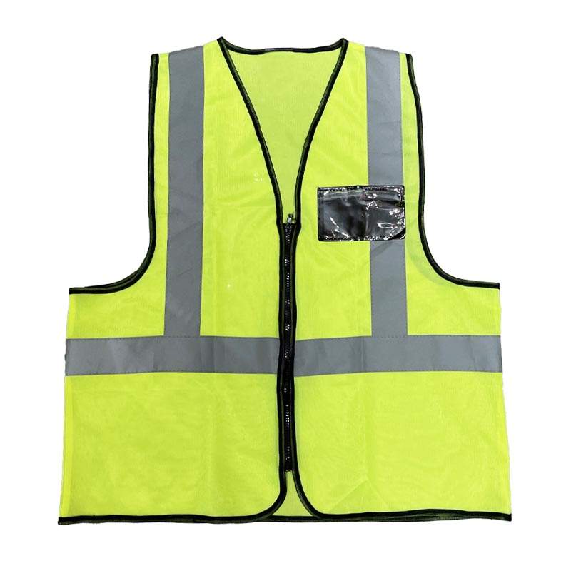 ANSI Class 2 Black Trim ID Safety Vest