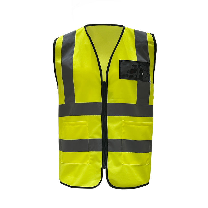 ANSI Class 2 ID Pocket Zipper Vest